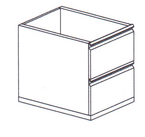CASSETTIERA ACCIAIO MOD. CASS2