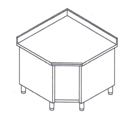 TAVOLO ACCIAIO MOD. TANAG10/7A