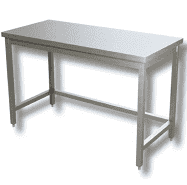 TAVOLO ACCIAIO 200X60X85