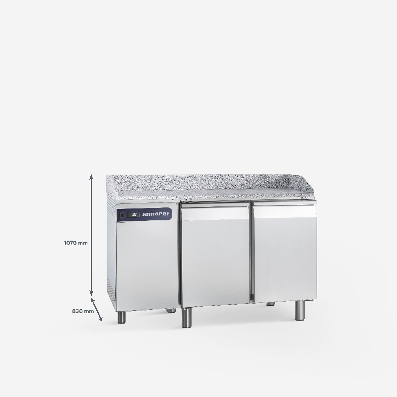 TAVOLO REFRIGERATO PIZZERIA MOD. TP2PGTNEP
