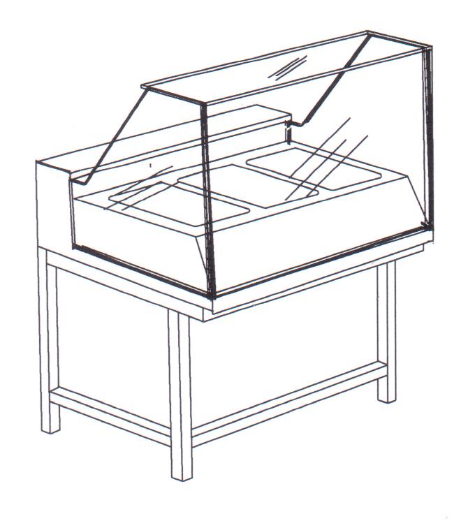 VETRINA CALDA MOD. VSSBMA2