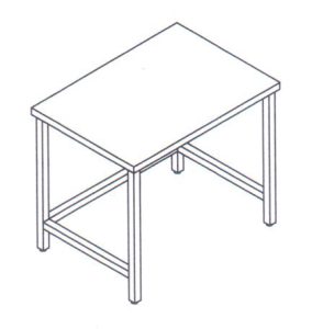 TAVOLO POLIETILENE MOD. TGCP13/7P